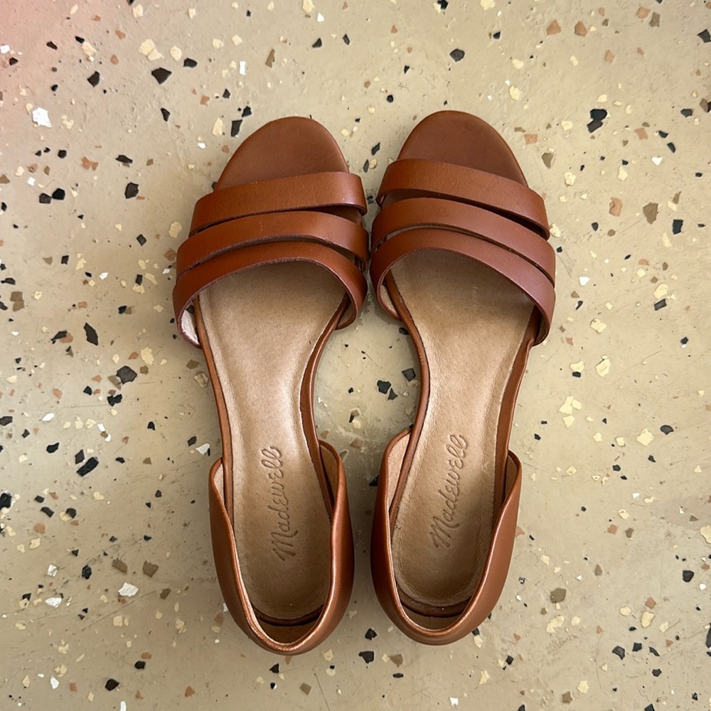 Madewell Brown Leather Sandals
